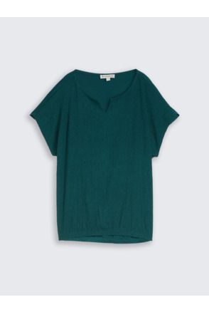 T-shirt van gemengd materiaal