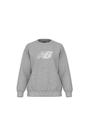 New Balance Dames Sport Essentials Crew neck kleding grijs