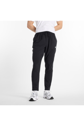 New Balance Heren Sport Woven Prestatie Broek Zwart
