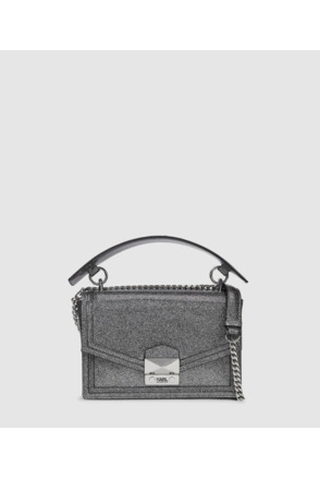 K/STYLE GLITTER SHOULDER BAG