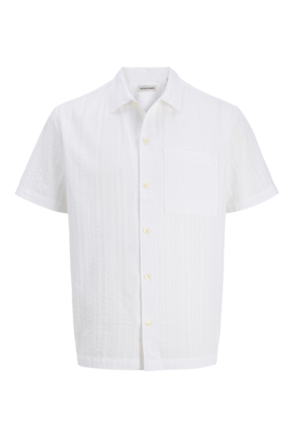 Jack & Jones Heren Relaxed Fit Overhemd Korte Mouwen Shirt Collar