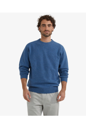 Lambswool Crew Neck sweater 100% Lambswool Heren