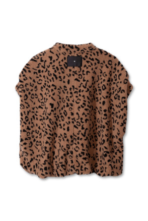 10DAYS Dames indoor jas teddy gilet luipaard polyester