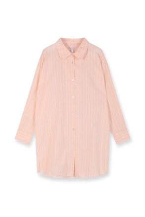 10DAYS Dames voile blouse gestreept 100% biologisch katoen