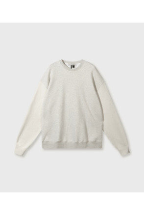 10DAYS Dames statement trui met gebreide mouwen katoenmix