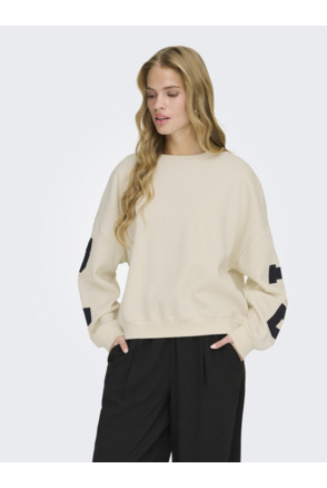 Loose Fit O-Neck Long Sleeves (L/S) Loose fit sweatshirt met O-hals voor vrijetijdsgebruik