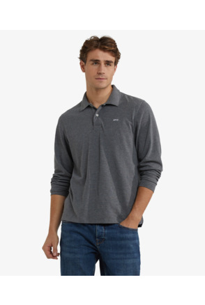 Classic Polo Long Sleeves 100% Cotton Heren