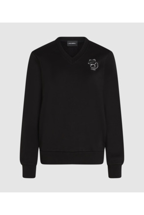 CHOUPETTE V-NECK SWEATSHIRT