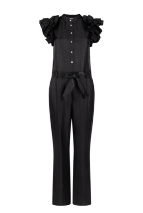 Aaiko Dames jumpsuit zwart viscose