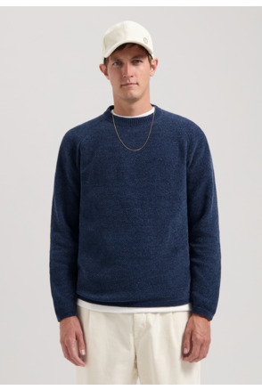 Dstrezzed Heren Chenille Trui Crewneck Grijs