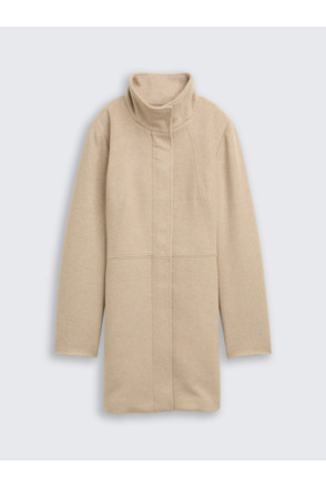 Jas in gemêleerde look