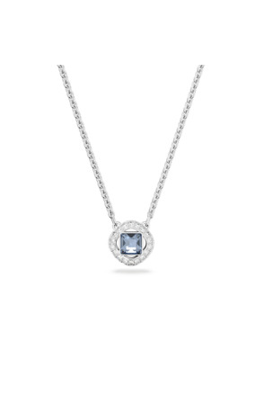 Una Angelic Necklace Rhodium shiny Montana Crystal